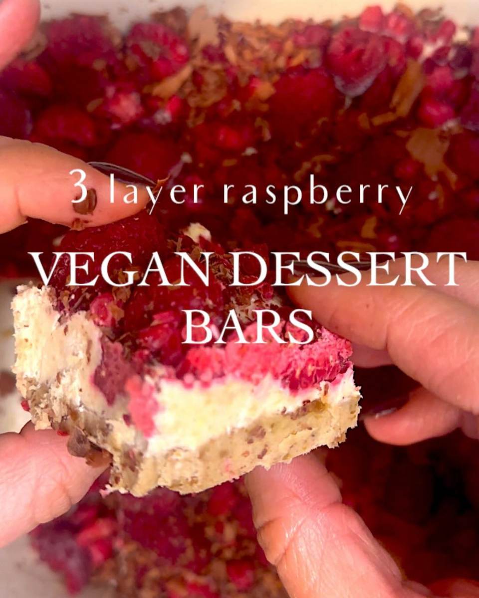 Three Layer Vegan Dessert Bars