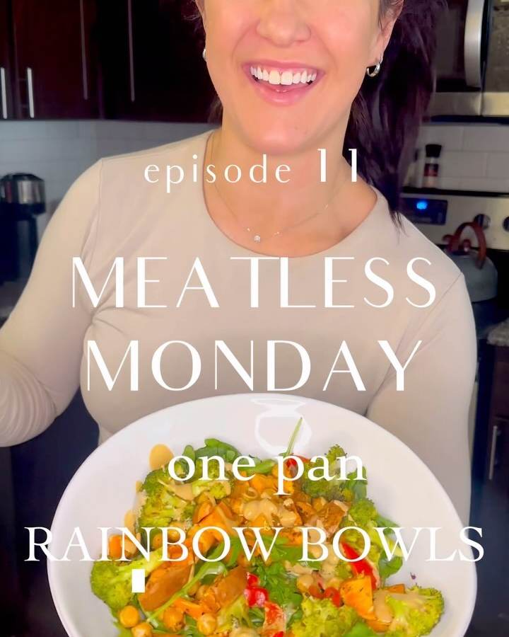 One Pan Rainbow Bowl