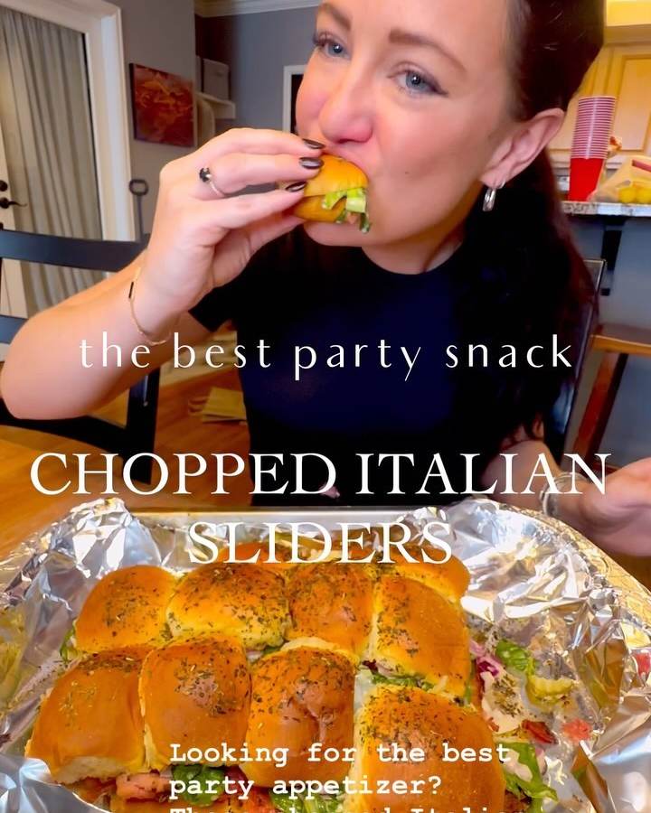 Chopped Italian Sliders