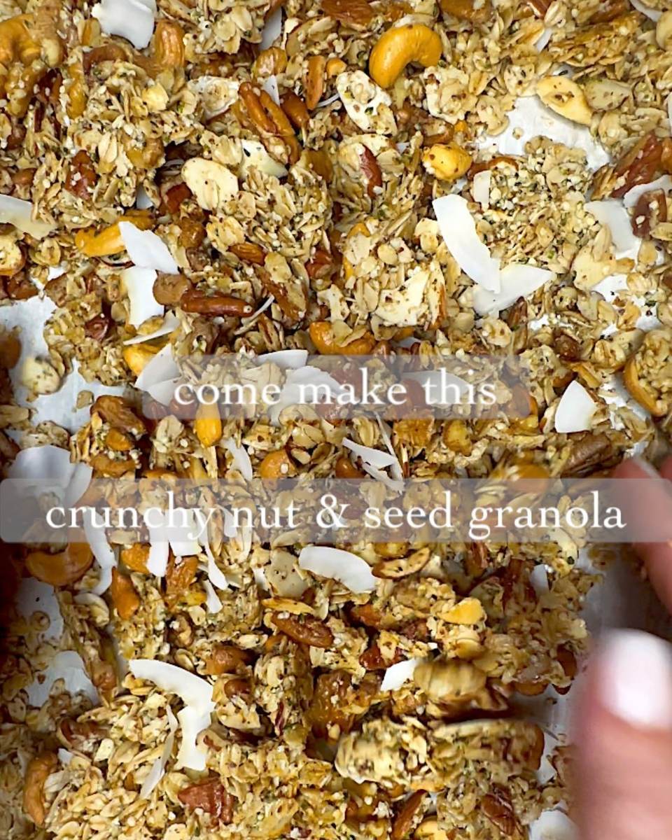 Homemade Nut and Seed Granola