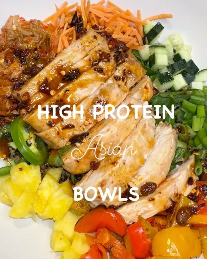 High Protein Asian Bowls