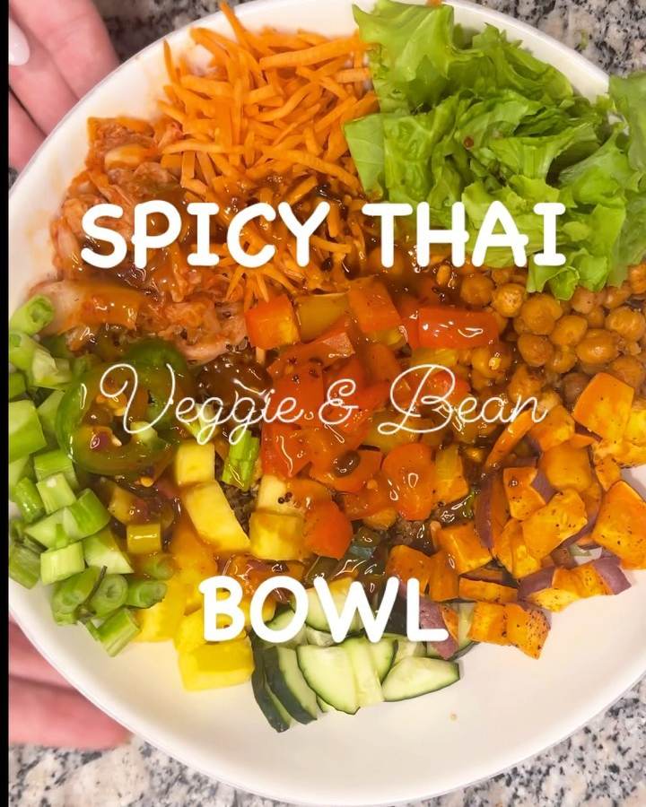Spicy Thai Veggie & Bean Bowl