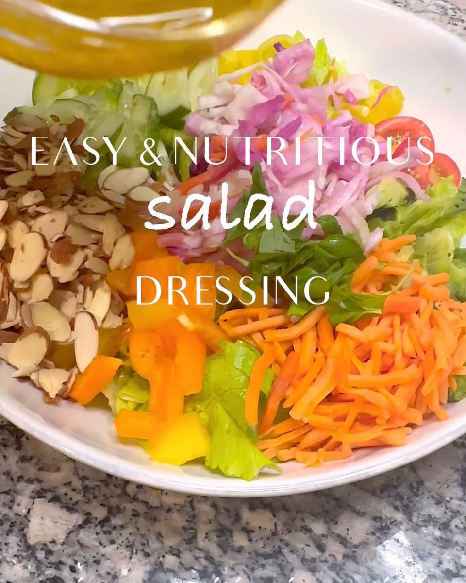Easy And Nutritious Salad Dressing