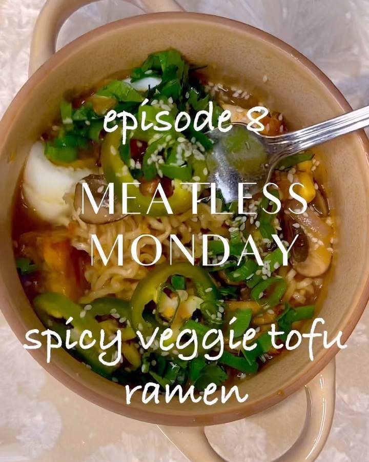 Thai Veggie and Tofu Ramen