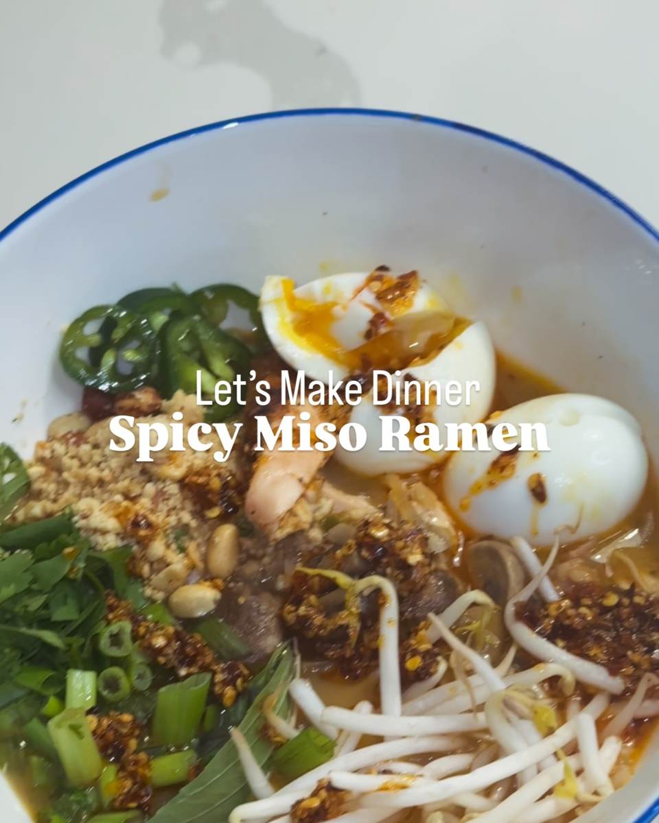 Cozy Miso Chicken Ramen (with Roasted Chicken)