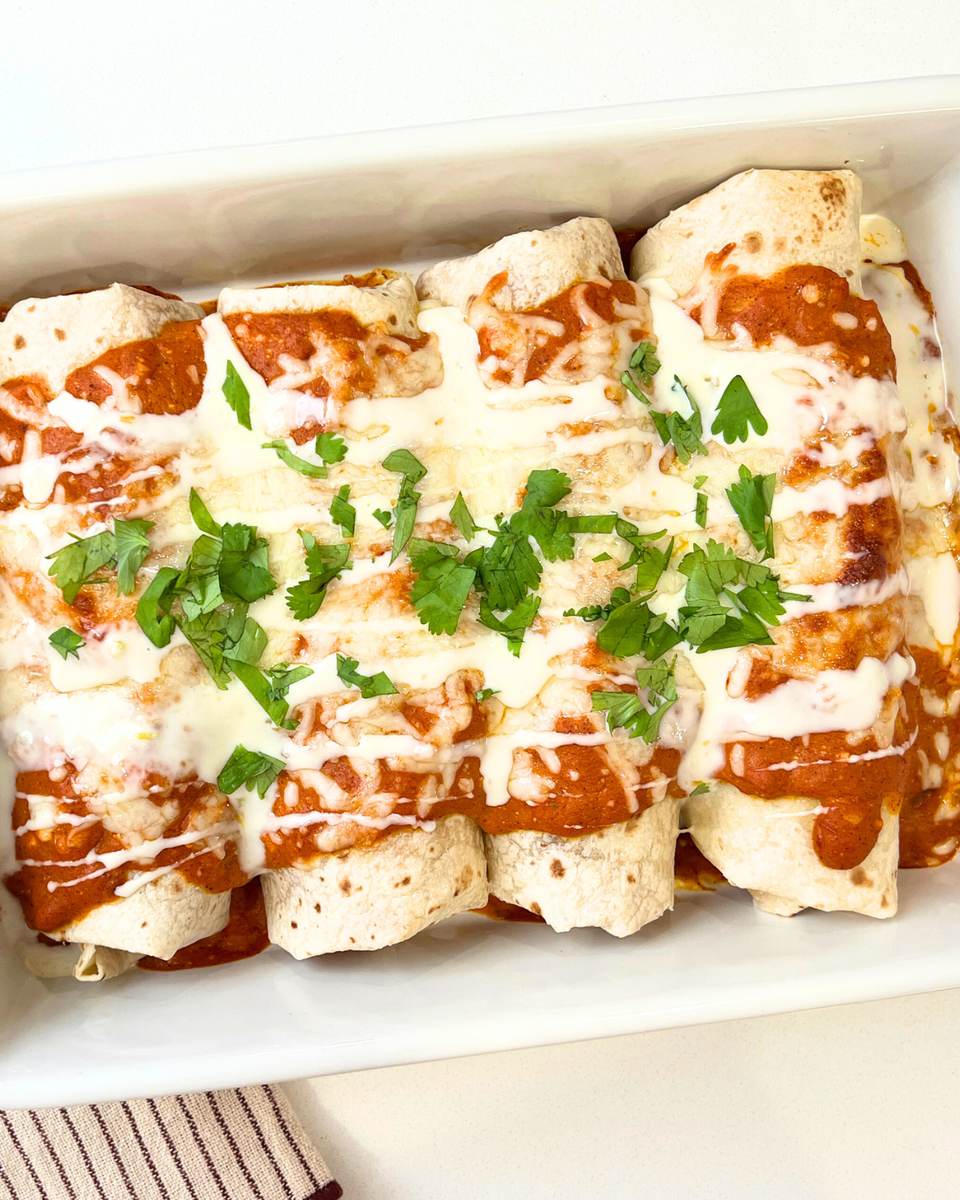 Creamy Enchiladas for 2-4