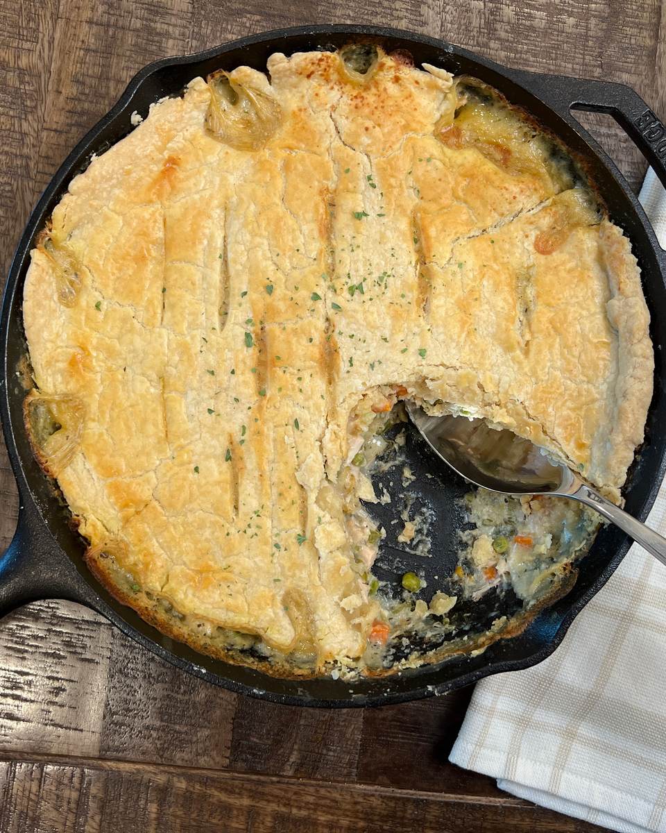 Smoked Chicken Pot Pie