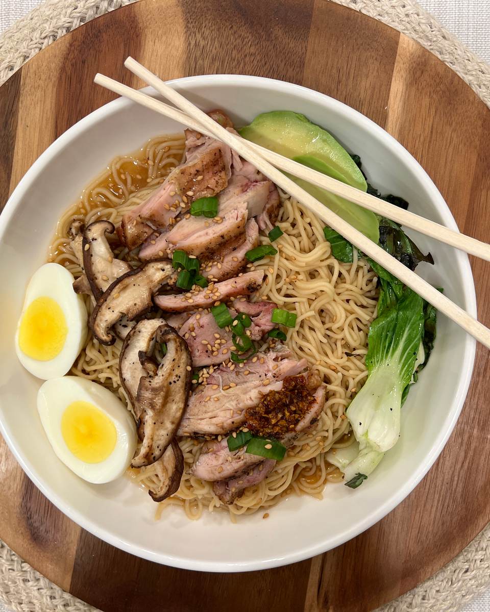 Smoked Chicken Ramen Bowls