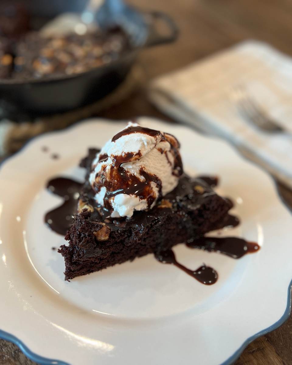 Cast Iron Chocolate Cake