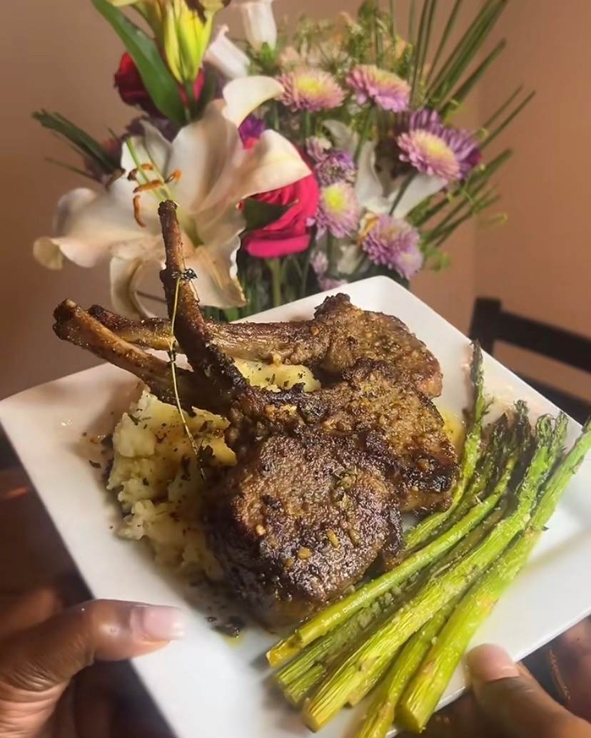 Garlic Butter Lamb Chops