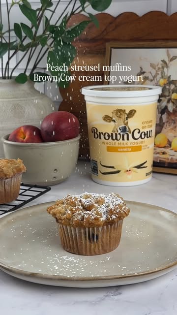 Peach Streusel Muffins
