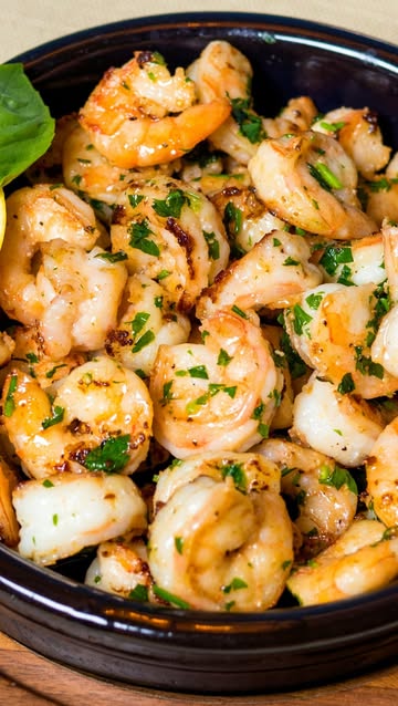 Oven-Baked Shrimp Scampi