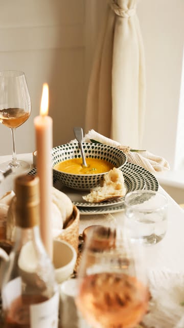 Maple Roasted Carrot & White Bean Soup