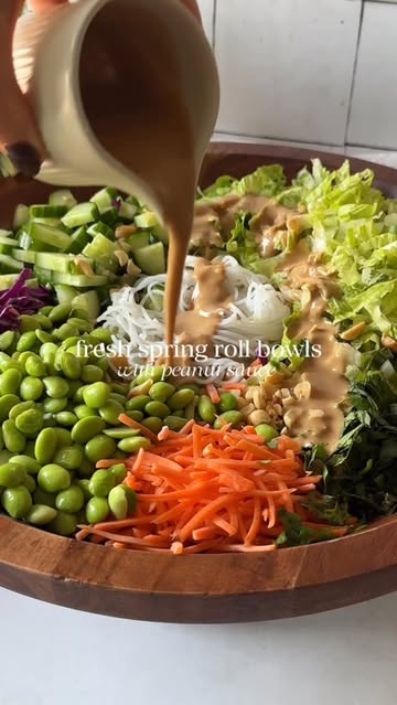 Spring Roll in a Bowl
