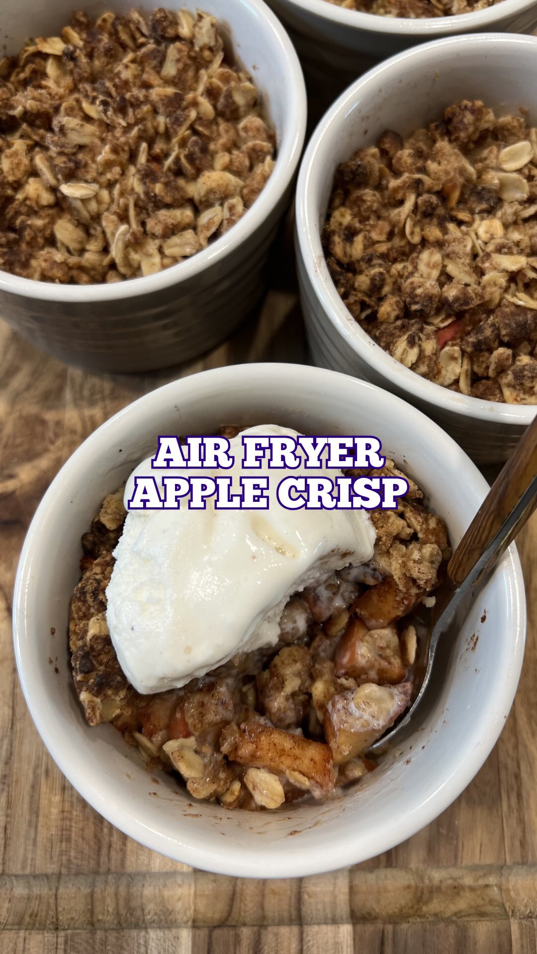 Air Fryer Apple Crisp