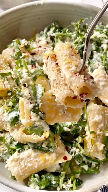 Creamy Lemon Ricotta Rigatoni