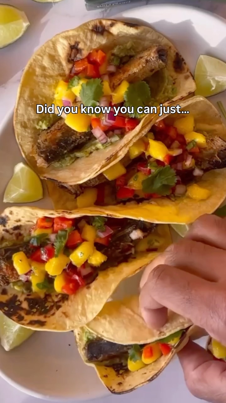 Air Fryer Sardine Tacos