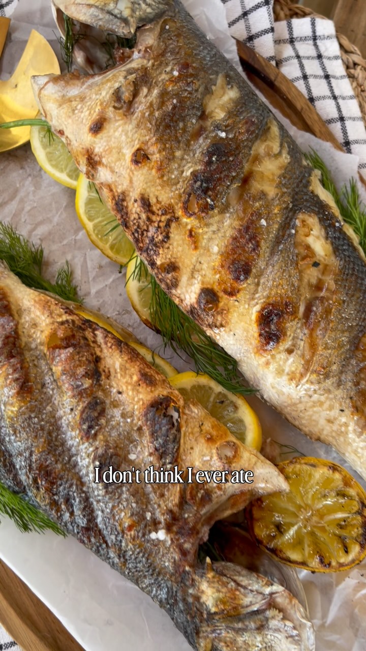 Whole Grilled Branzino